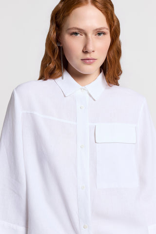Linen canvas shirt