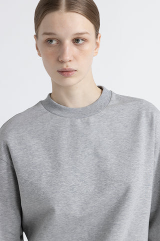 Brushed cotton crewneck sweatshirt  