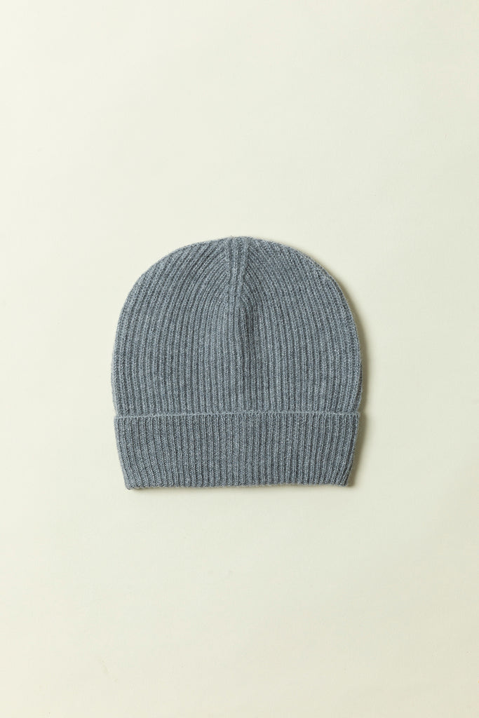 Cashmere wool ribbed hat  