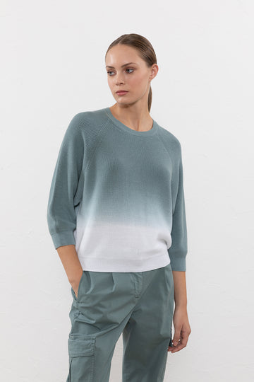 Sweater in pure cotton yarn  