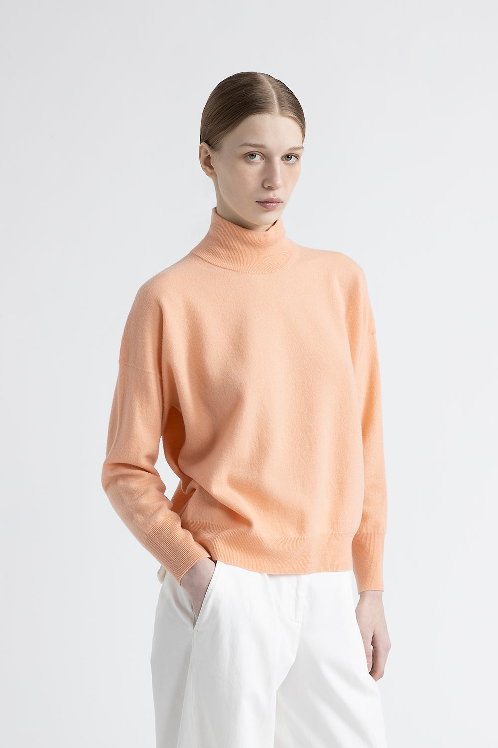 Peserico Maglia collo alto in lana e cashmere