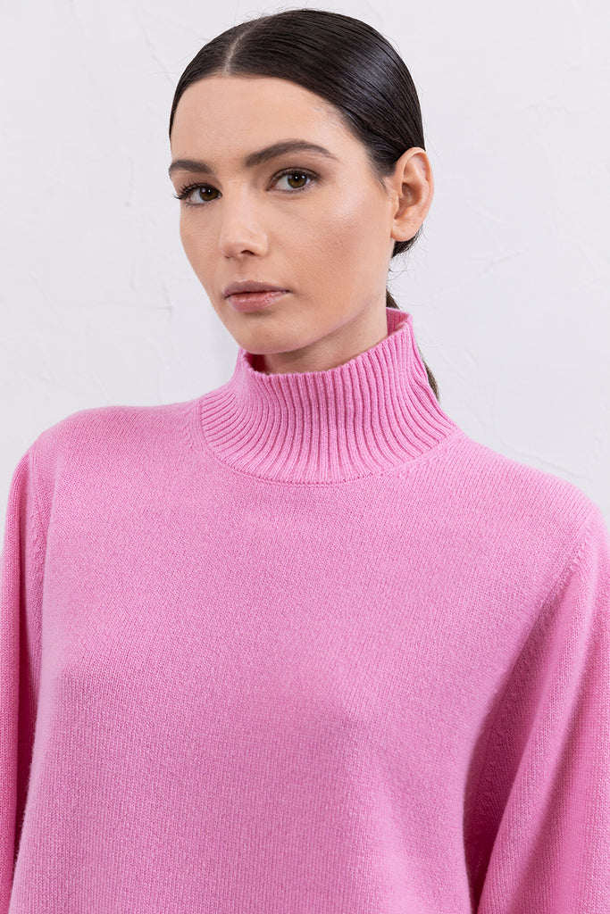 Extrafine merino wool and cashmere sweater  