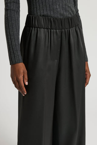 Pantalone in fluido twill di viscosa