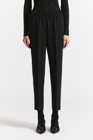 Pantalone in fluido cadì crepe