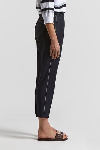 Loro Piana wool elasticated trousers