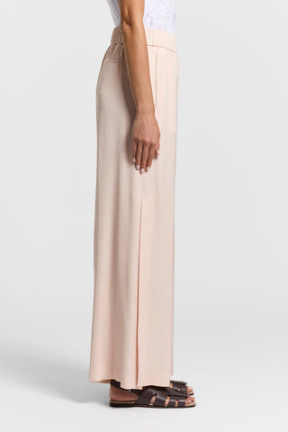 Pantalone in raso fluido di viscosa