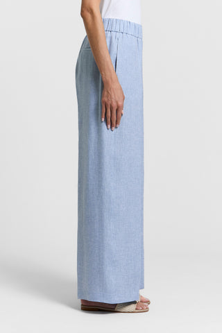 Pantalone in tela leggera di puro lino