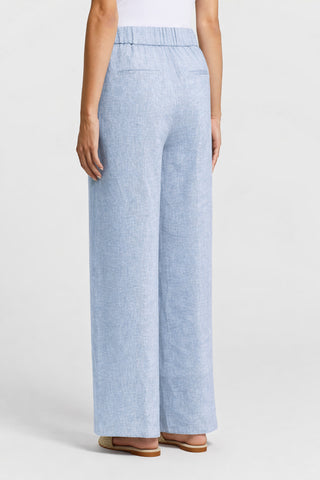 Pantalone in tela leggera di puro lino