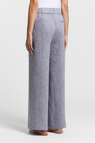 Pantalone in tela leggera di puro lino