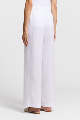 Pure linen palazzo trousers