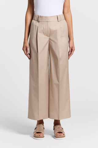 Lightweight technical cotton trousers