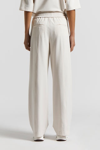 Technical cotton double jersey trousers