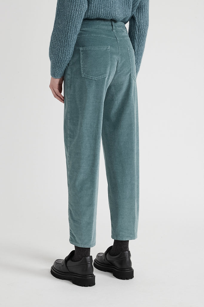 Needlecord carrot trousers  