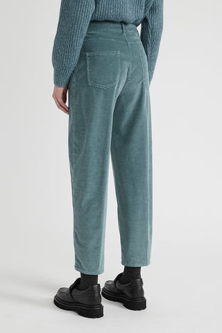 Needlecord carrot trousers  