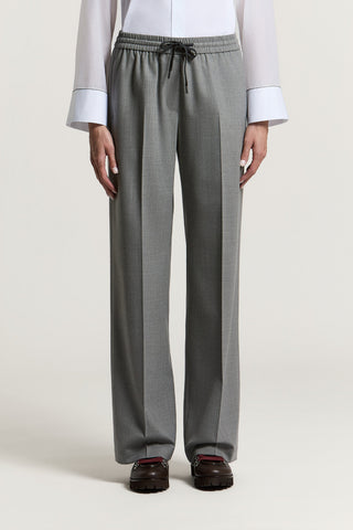 Pantalone in flanella di lana