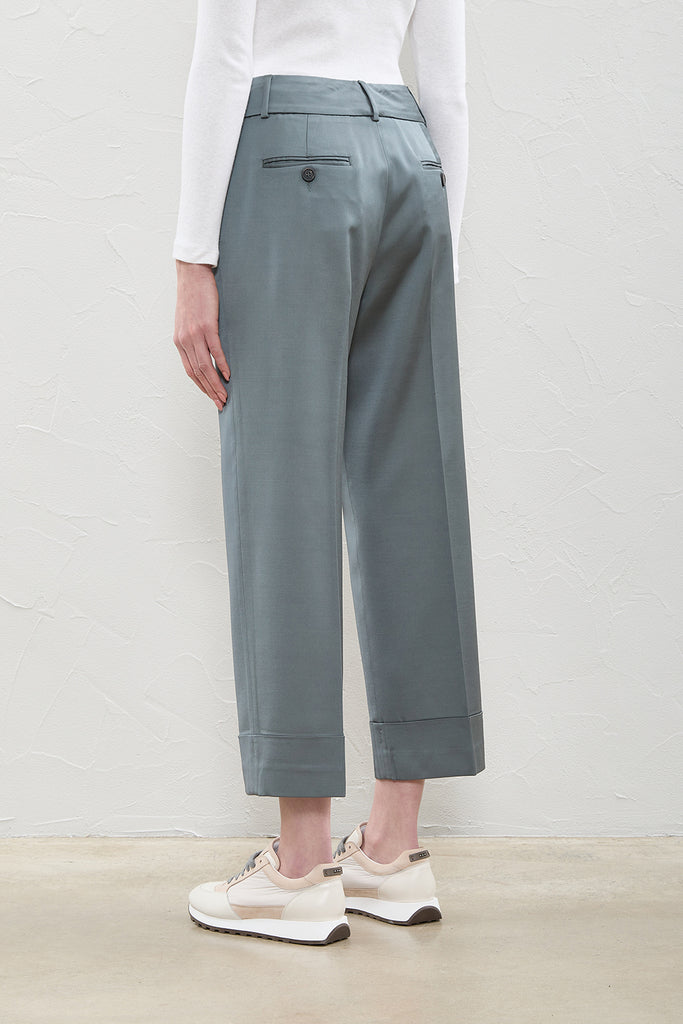 Fluid satin trousers  