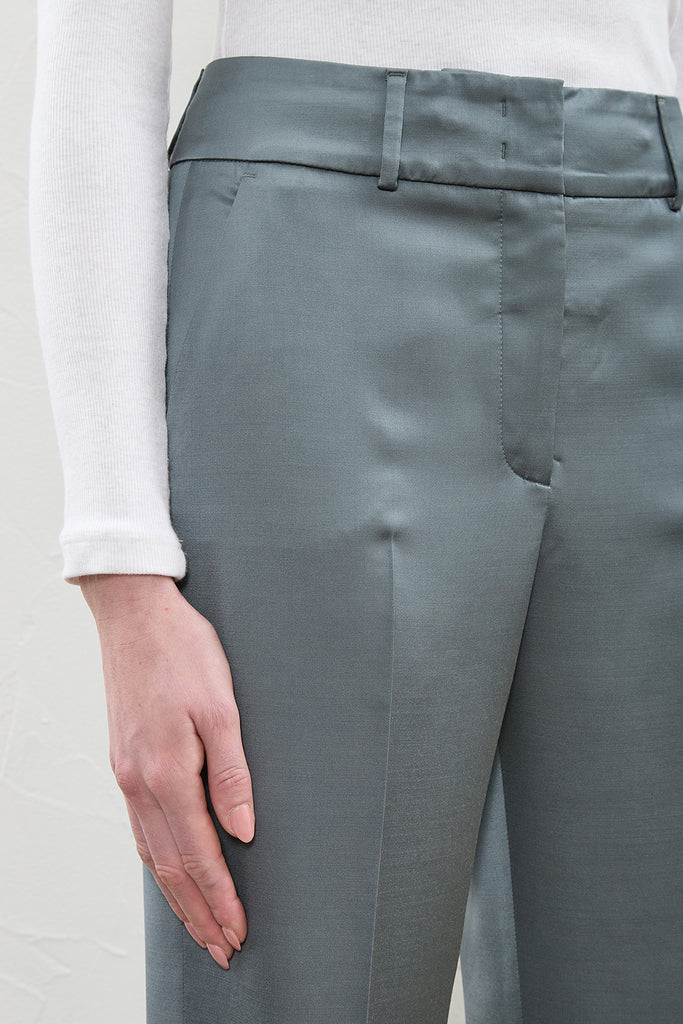 Fluid satin trousers  