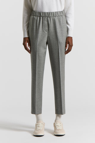 Pantalone in tela di lana jaspé Loro Piana