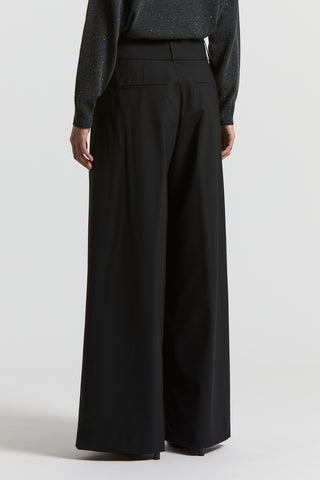 Pantalone in tela tropical di lana
