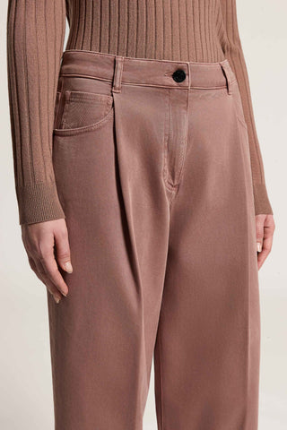 Pantalone in gabardina di cotone