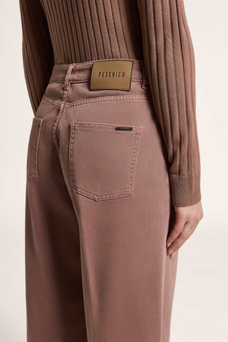 Pantalone in gabardina di cotone