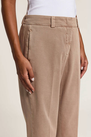 Pantalone in gabardina di cotone