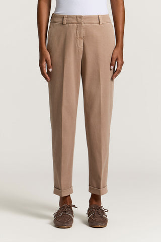 Pantalone in gabardina di cotone