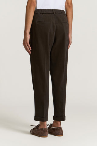 Pantalone in gabardina di cotone