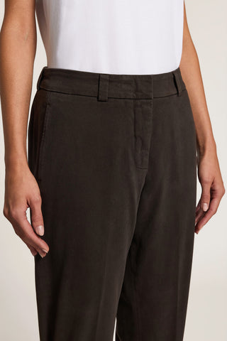 Pantalone in gabardina di cotone