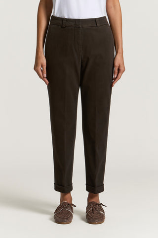 Pantalone in gabardina di cotone