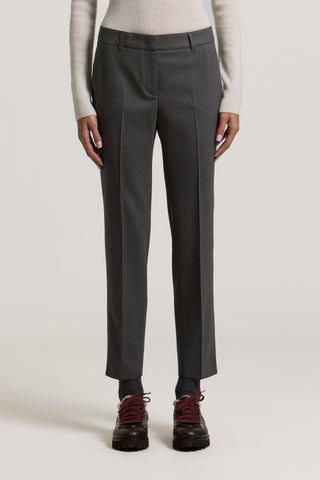 Pantalone Iconic 4718 in flanella di lana tecnica 1 / 3