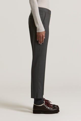 Pantalone Iconic 4718 in flanella di lana tecnica 2 / 3