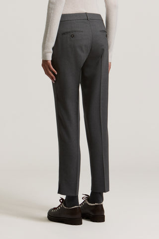 Pantalone Iconic 4718 in flanella di lana tecnica 4 / 4