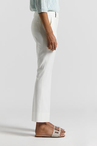 Cotton and viscose legging trousers