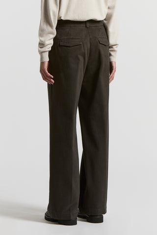 Pantalone in twill mano pesca in cotone