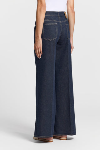 Pantalone in twill di cotone lino