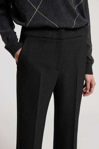 Double technical fabric trousers