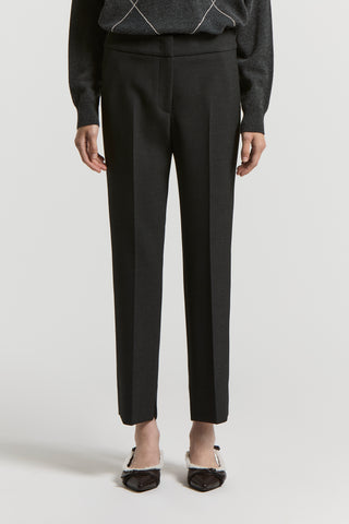 Double technical fabric trousers