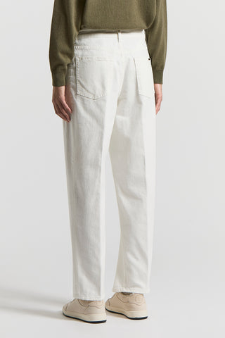Pantalone in denim tinto in capo
