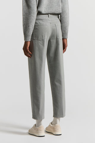 Pantalone in denim tinto in capo