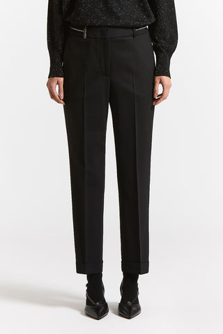 Pantalone in flanella di lana tecnica