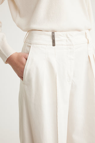 Pleated palazzo trousers  