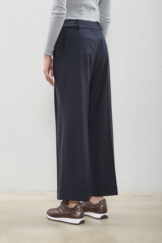 Stretch wool trousers  