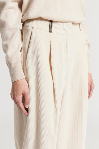 Pantalone in velluto 500 righe