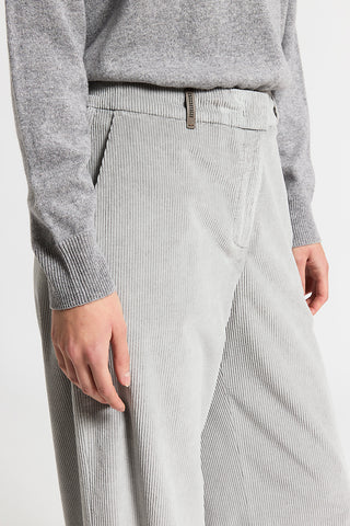Pantalone in velluto 500 righe