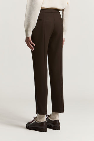 Pantalone a sigaretta in tela tecnica double
