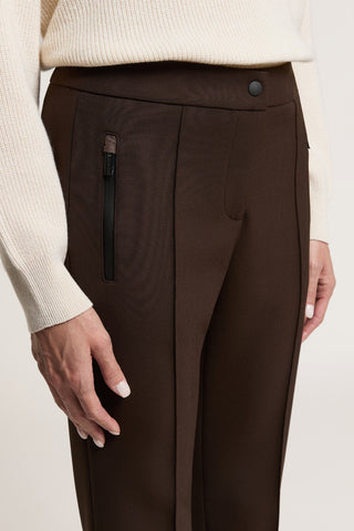 Pantalone a sigaretta in tela tecnica double