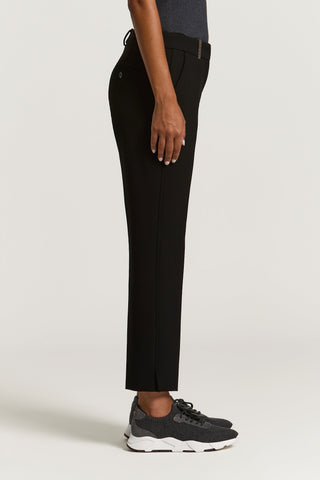 Pantalone a sigaretta in tela tecnica double