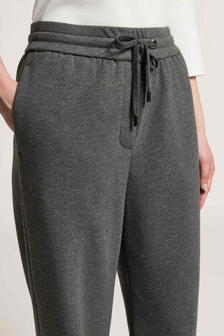 Pantalone in felpa smerigliata di cotone