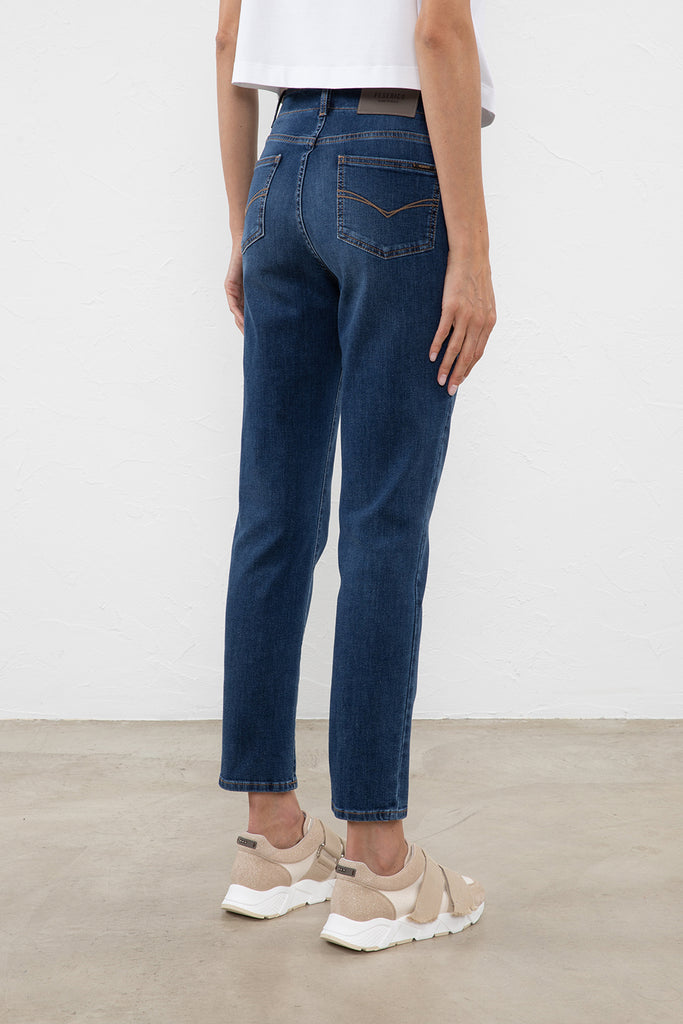 Light comfort cotton slim-fit denim jeans  